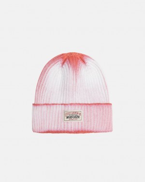 Stussy Cuff Beanie Workgear Spray - Unisex Naranjas | MXXBR56352