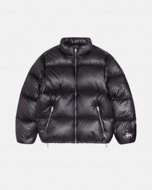 Stussy Down Puffer Parachute Ripstop - Unisex Jackets Grises | MXDFL12166