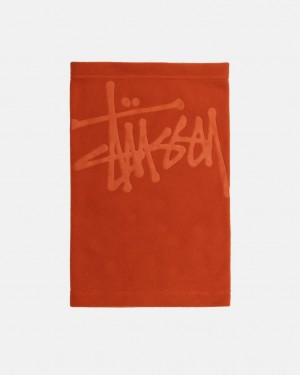 Stussy Polar Fleece Neck Warmer - Unisex Headwear Naranjas | BMXSO76503