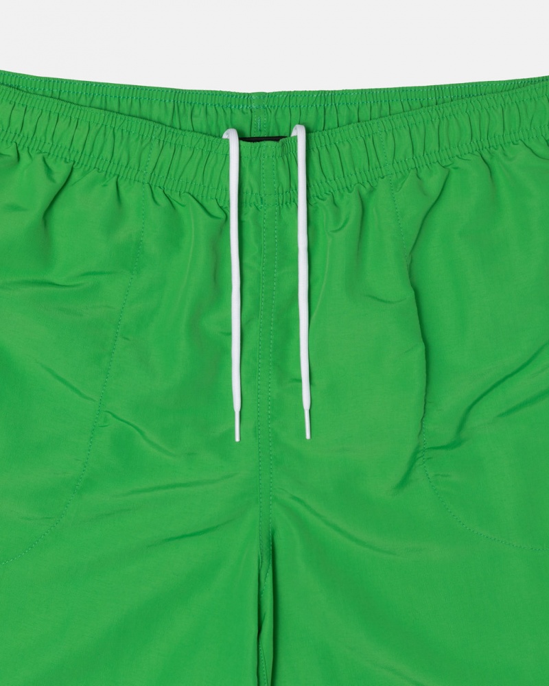 Stussy Agua Corta Stock - Unisex Shorts Trunks Verdes | MXJBT78556