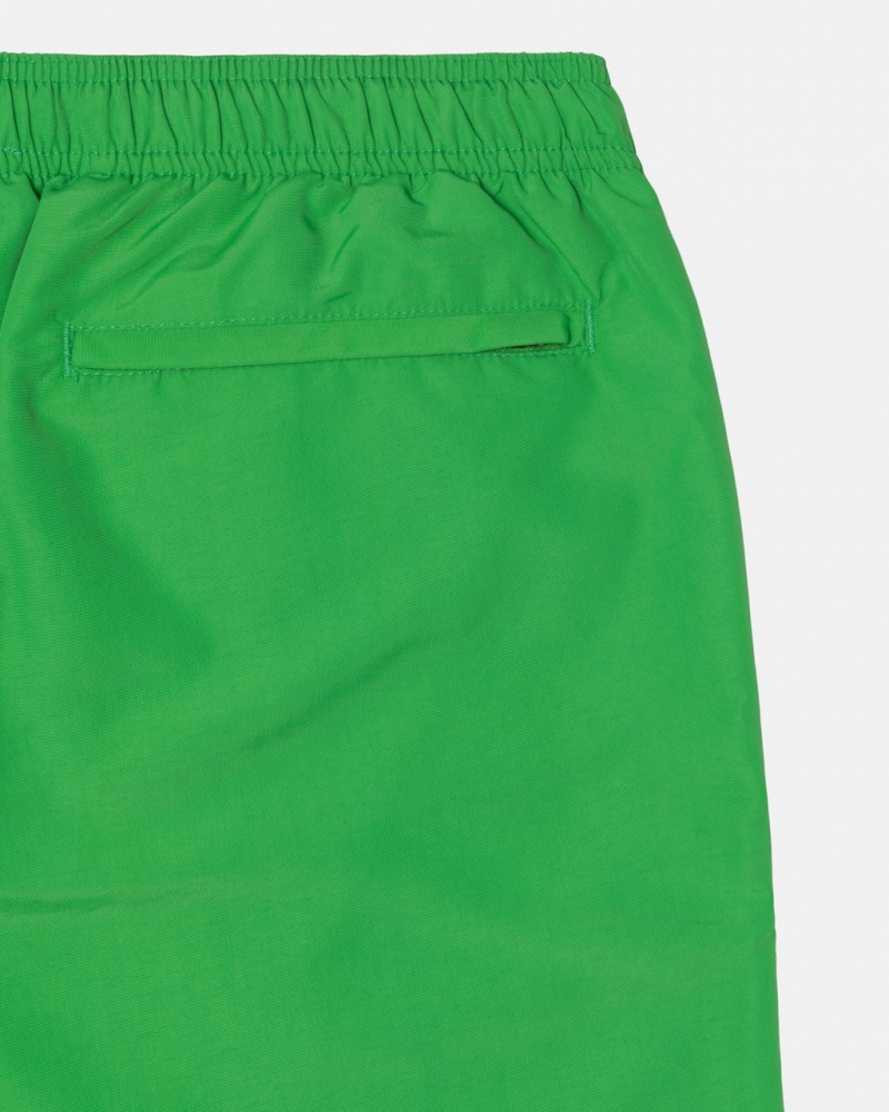 Stussy Agua Corta Stock - Unisex Shorts Trunks Verdes | MXJBT78556