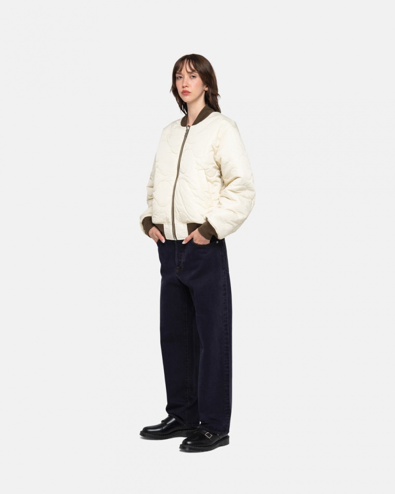 Stussy Built Reversible Bomber Jacket - Unisex Jackets Marrom | PMXQX18998