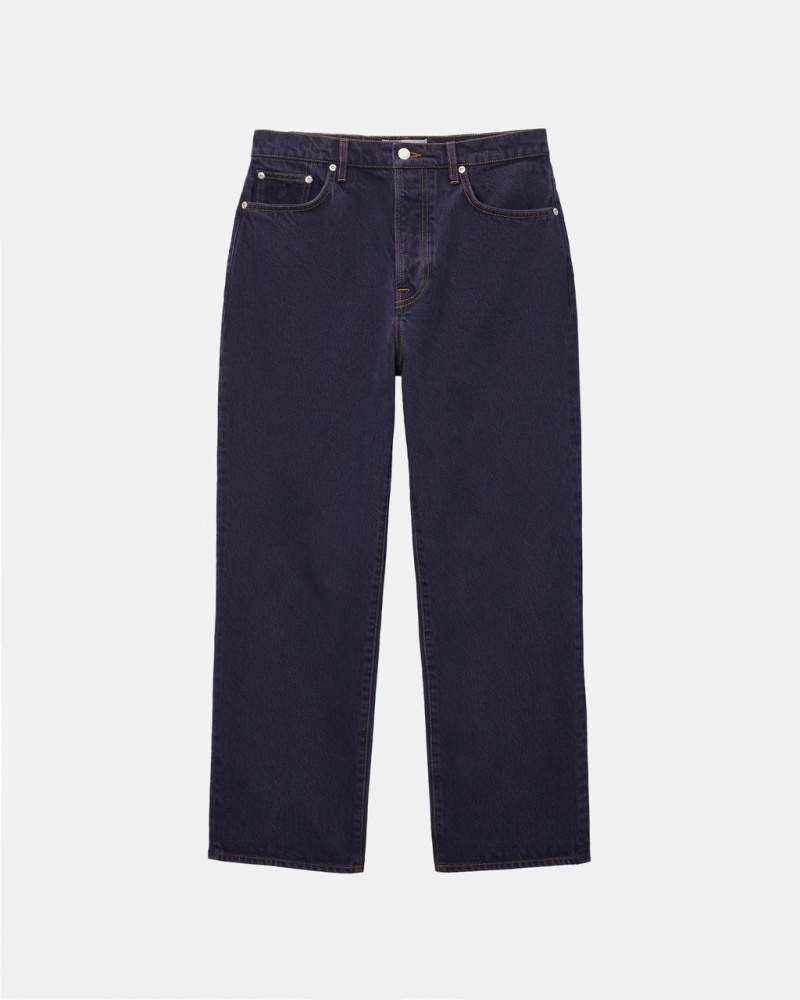 Stussy Classic Jean Denim - Unisex Denim Negros | FMXUI15809