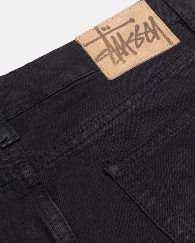 Stussy Classic Jean Overdyed - Unisex Denim Negros | LMXSX13823