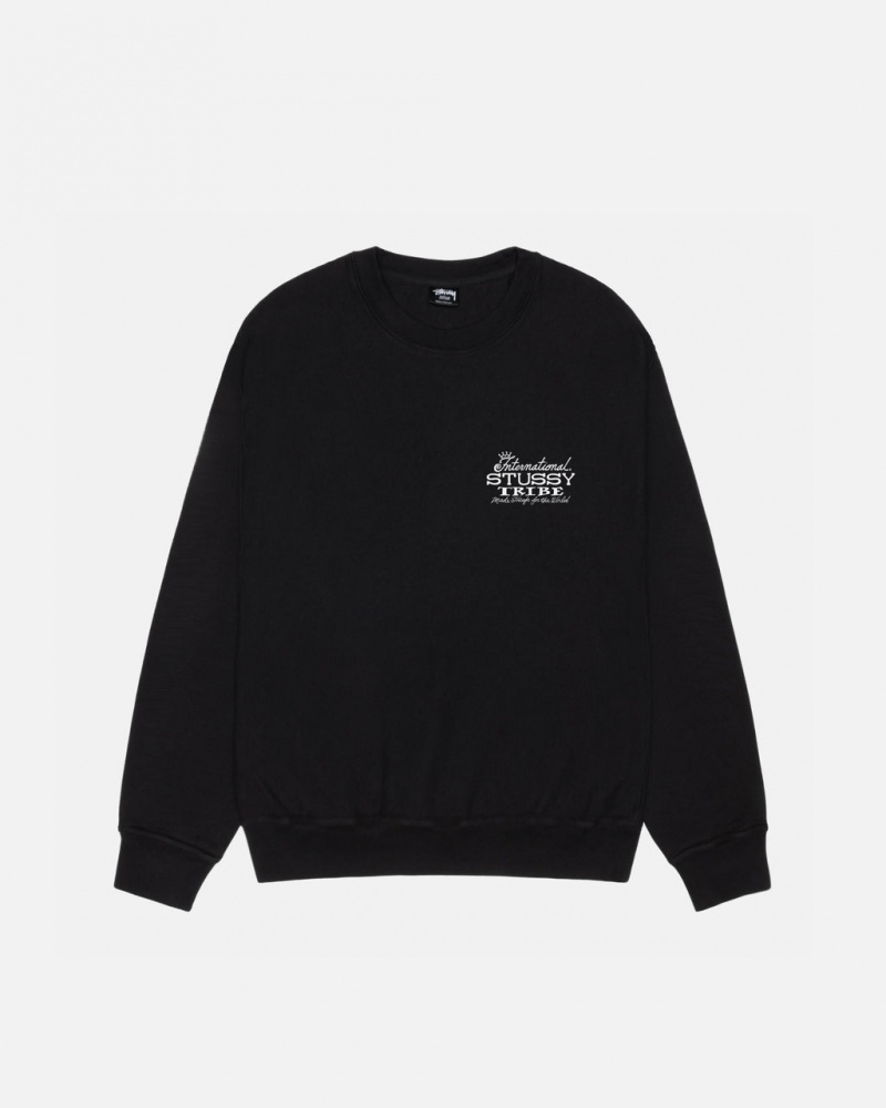 Stussy IST Crew Pigment Dyed - Unisex Hoodies Negros | MXNZX51996