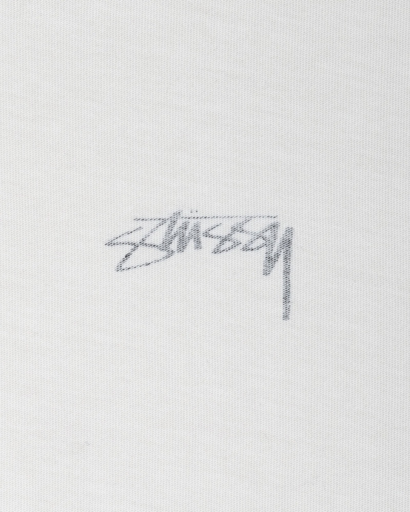 Stussy Lazy LS Tee - Unisex Longsleeve Beige | MXICD97678