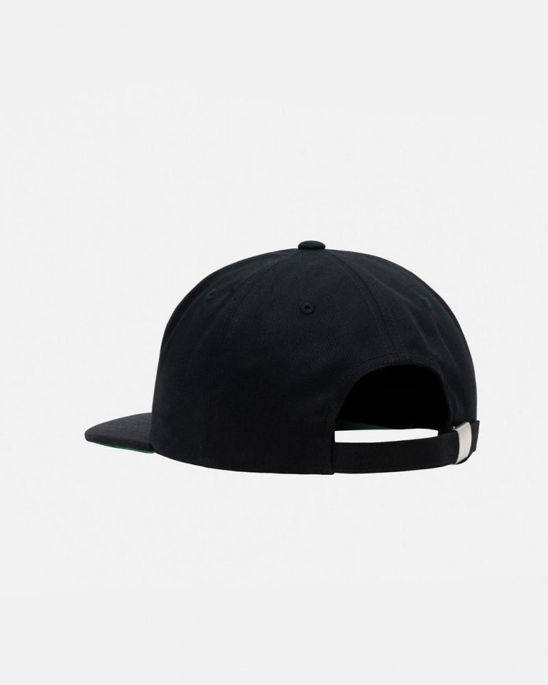 Stussy Mid-Depth Basic Star Strapback - Unisex Negros | MXZDE12909