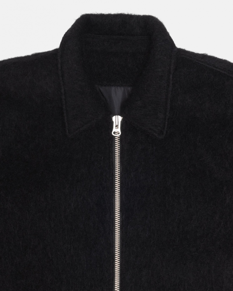 Stussy Mohair Club Jacket - Unisex Jackets Negros | BMXSO54922