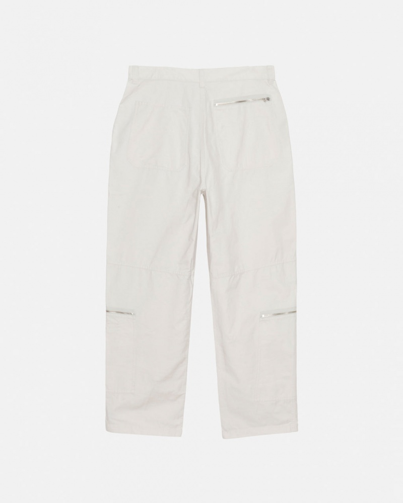 Stussy Nyco Flight Pant - Unisex Jeans Pants Creme | MXJZR48326