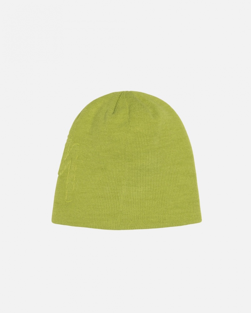 Stussy Skullcap Embossed Smooth Stock - Unisex Verdes Claro | AMXWC40416