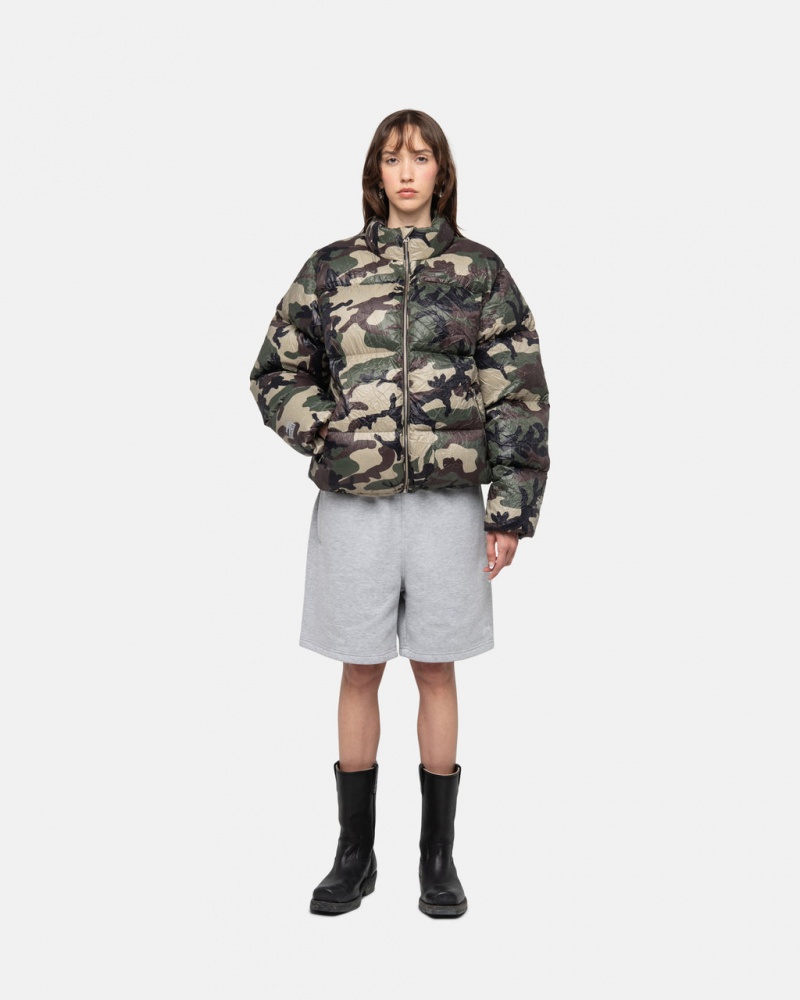 Stussy Stock Logo Sweatshort - Unisex Shorts Trunks Grises | SMXNY27393