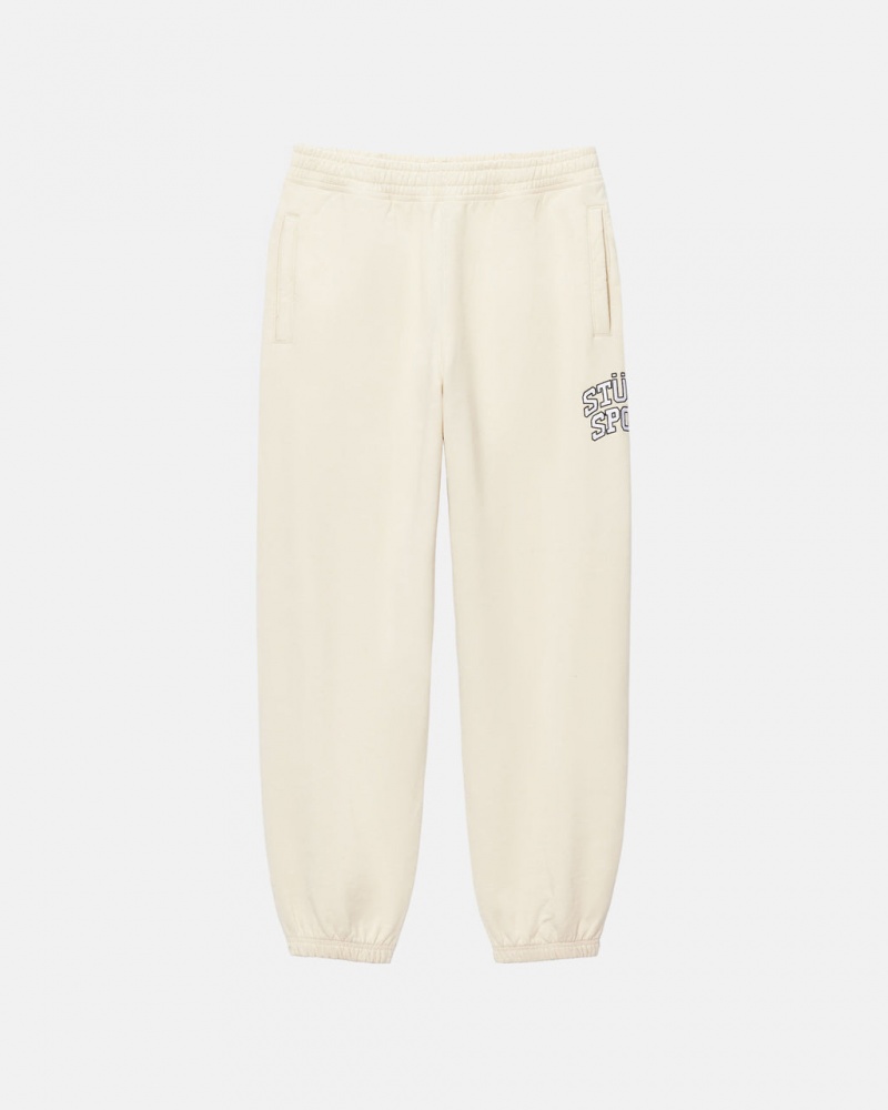 Stussy Stüssy Deporte Sweatpant - Unisex Jeans Pants Blancos | UMXND58879