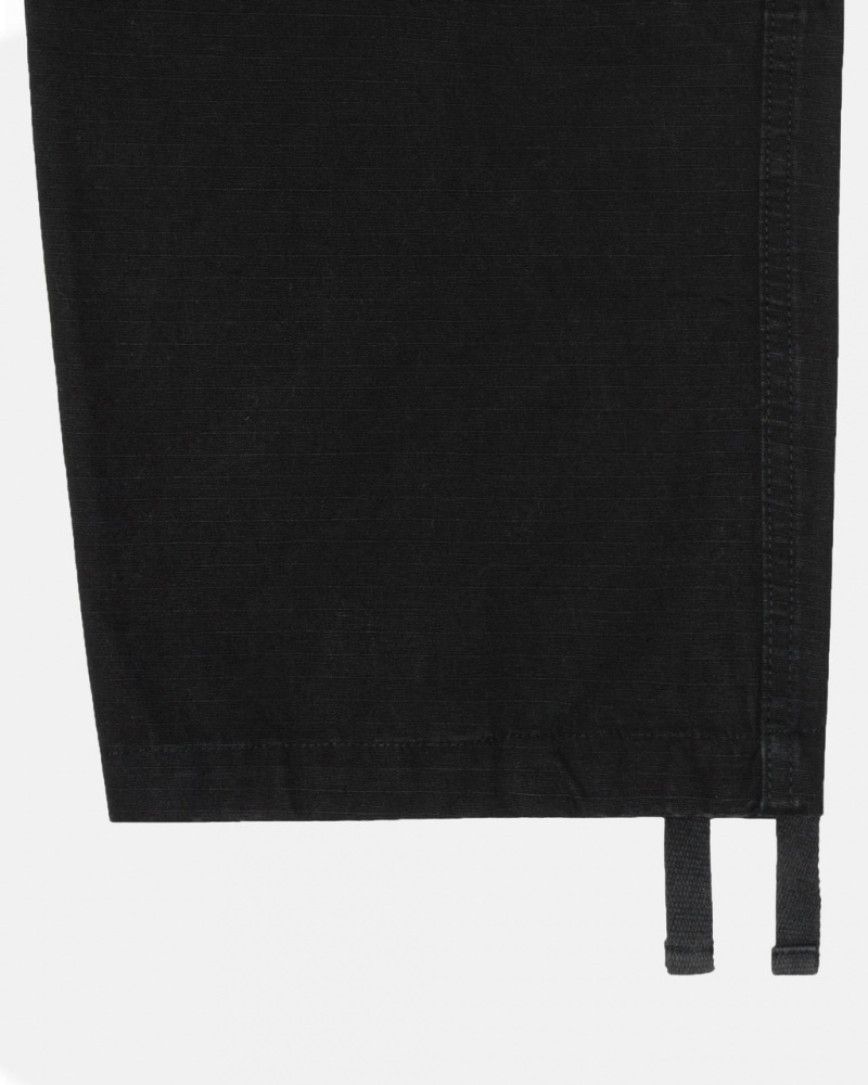 Stussy Surplus Cargo Ripstop - Unisex Jeans Pants Negros | EMXVG14062