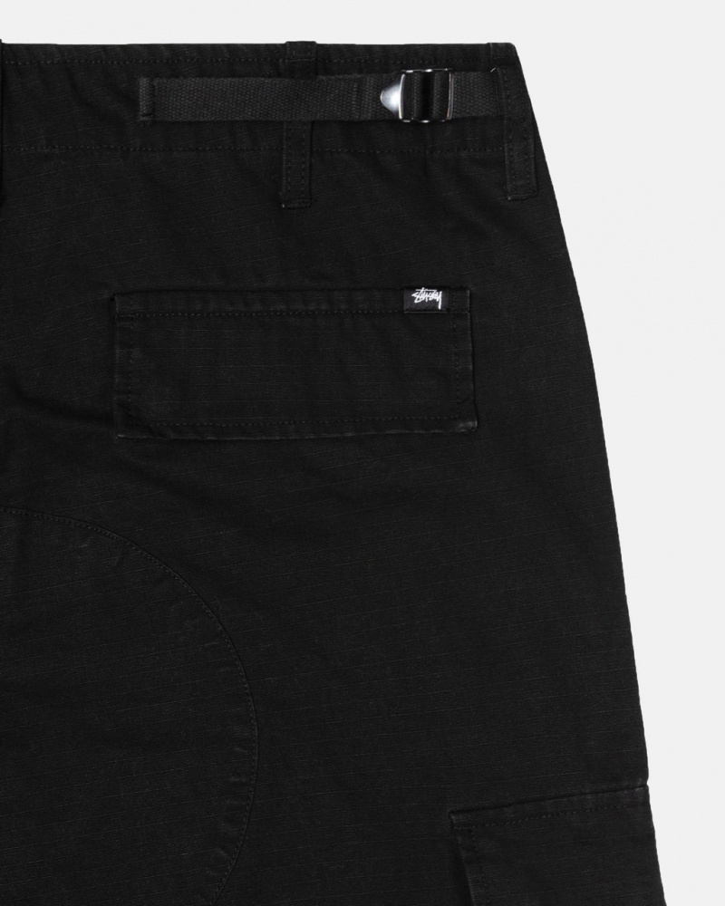 Stussy Surplus Cargo Ripstop - Unisex Jeans Pants Negros | EMXVG14062
