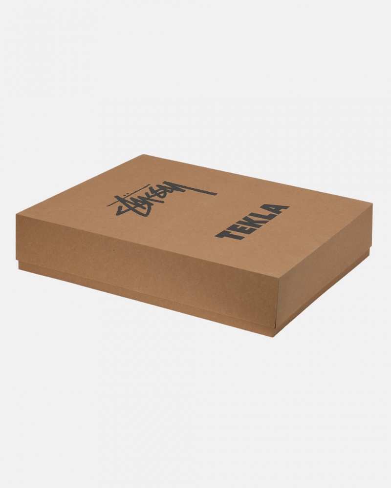 Stussy Tekla Percale Duvet Cover - Queen - Unisex Home Goods Blancos | QMXWA16926