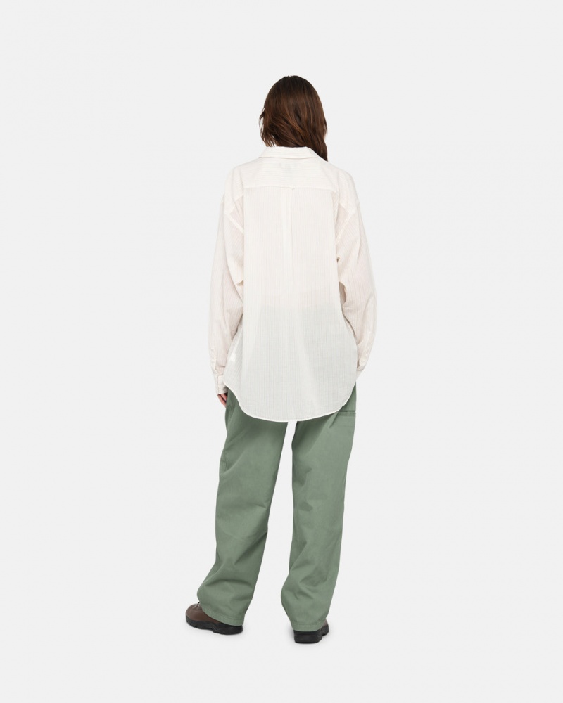 Stussy Workgear Trouser Twill - Unisex Pants Verdes | QMXWA50319